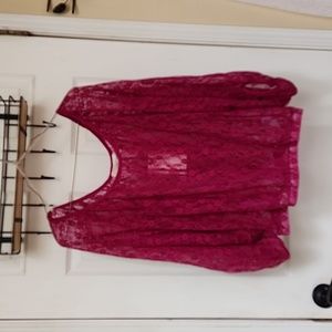 Derek Heart Lace Top